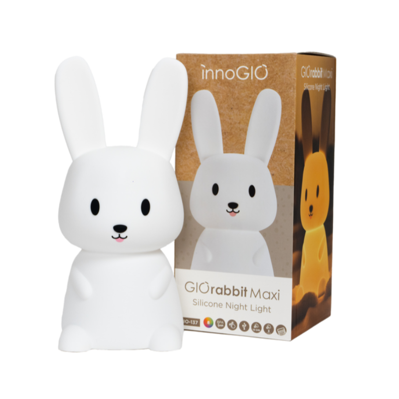 INNOGIO GIO-137 Lampka silikonowa nocna GIOrabbit Maxi 30 cm