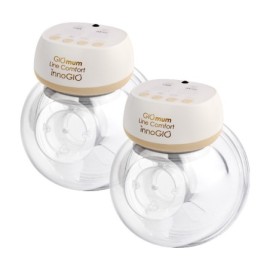 INNOGIO GIO-357 GIOmum Line Comfort Laktator muszlowy podwójny z pilotem + MISECZKA SILIKONOWA GIO-910 GRATIS