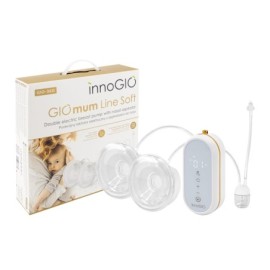INNOGIO GIO-360 Podwójny laktator elektroniczny z aspiratorem GIOmum Line Soft+GIO-349 woreczki na pokarm GRATIS
