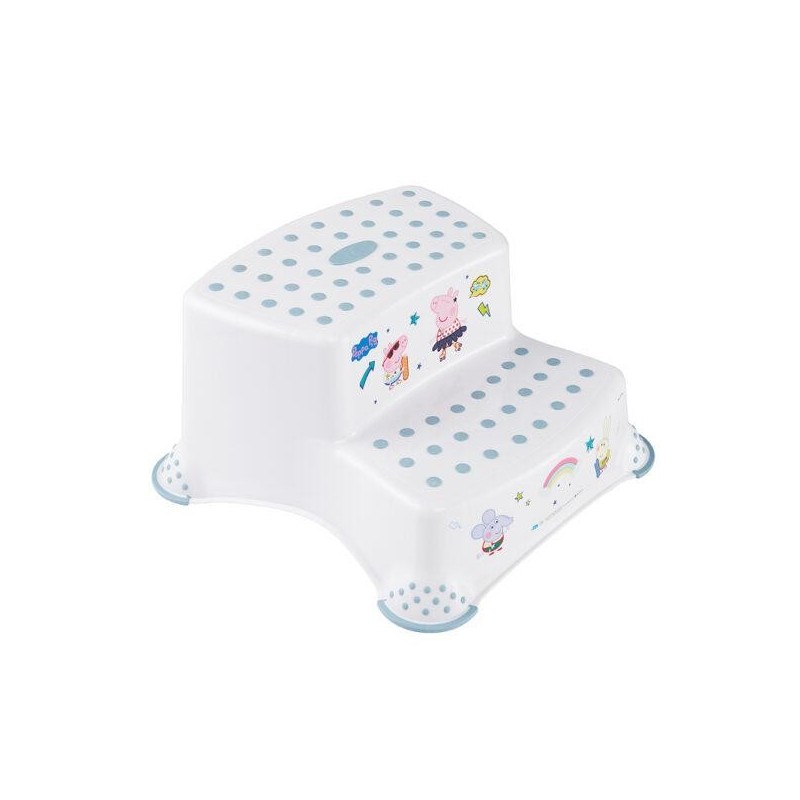 KEEEPER IGOR PEPPA PIG Podest dwustopniowy antypoślizgowy biały