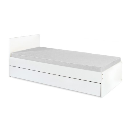 KLUPŚ Łóżko młodzieżowe DALIA biel z szufladą