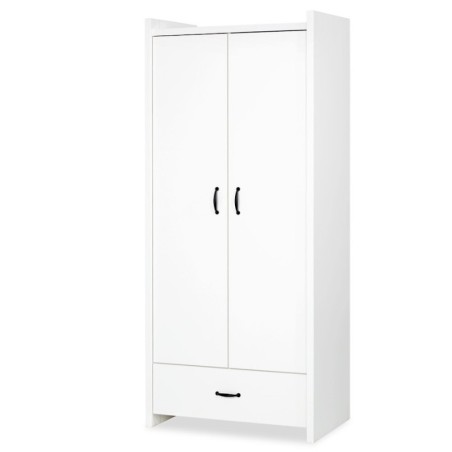 KLUPŚ Szafa dwudrzwiowa AMELIA biała