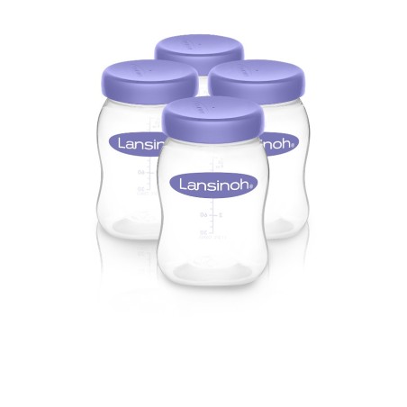 LANSINOH Butelki do przechowywania pokarmu 4 szt.