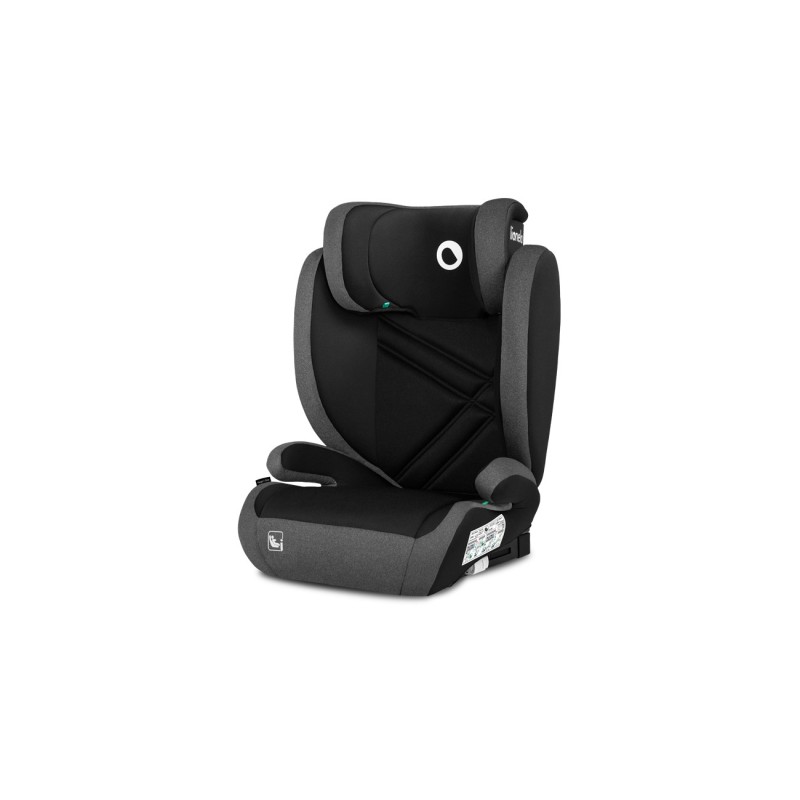 LIONELO Fotelik samochodowy HUGO i-size Black Grey