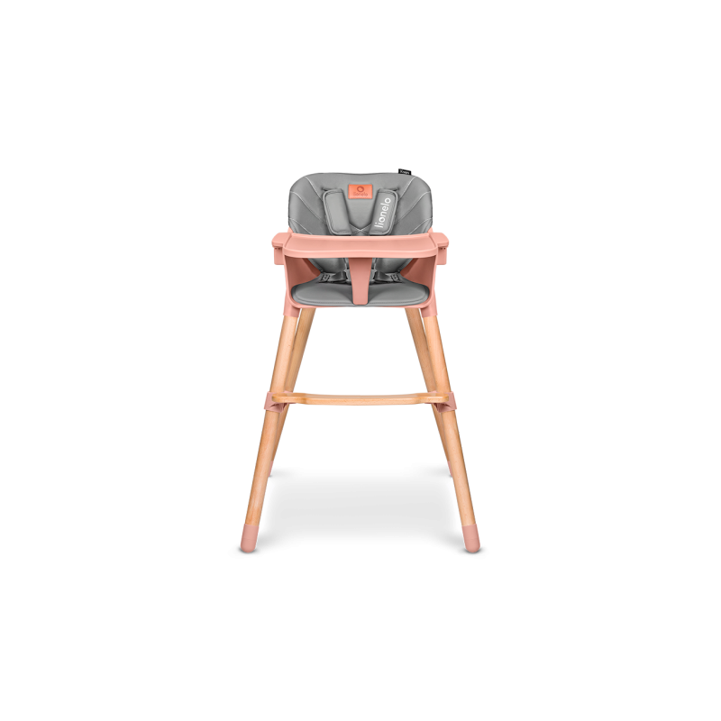 LIONELO Krzesełko do karmienia Koen Pink Rose