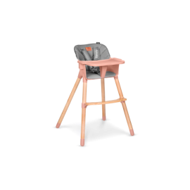 LIONELO Krzesełko do karmienia Koen Pink Rose