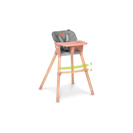 LIONELO Krzesełko do karmienia Koen Pink Rose