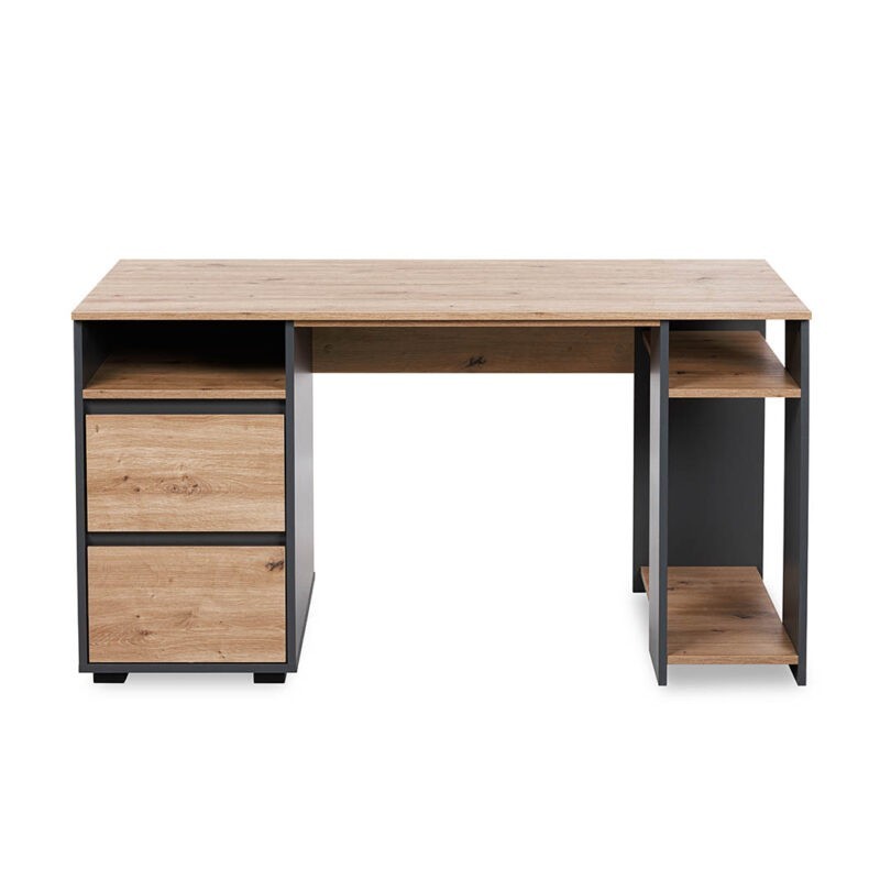 LITTLE SKY by KLUPŚ Biurko DALIA antracyt-dąb