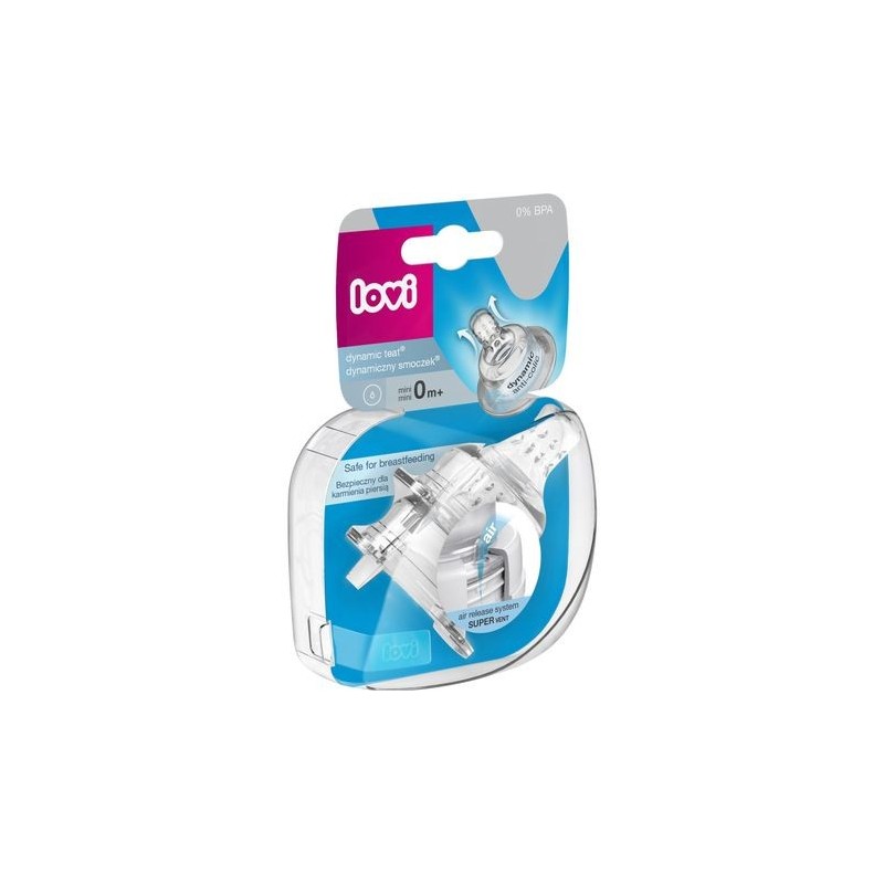 LOVI 18/749 Smoczek dynamiczny do karmienia Mini 2szt
