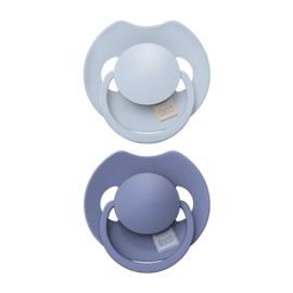 LOVI 34/419 Smoczek silikonowy dynamiczny Prime 18m+ 2szt Baby Blue/Blue