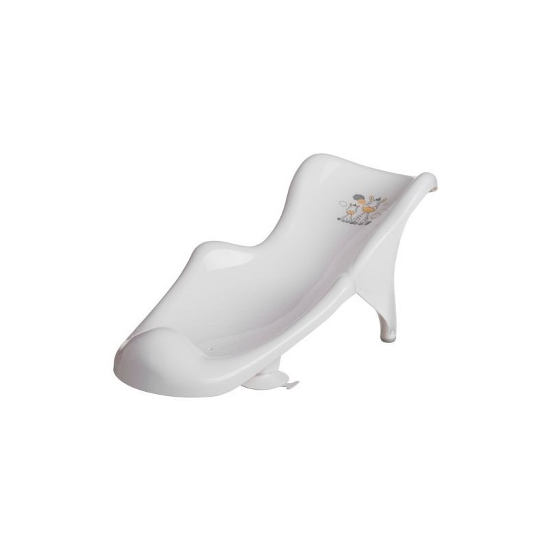 MALTEX Fotelik do kąpieli Zebra biały