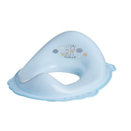 MALTEX Nakładka 2K na sedes Zebra jasny niebieski/niebieski