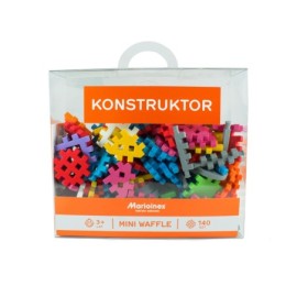 MARIOINEX 902363 Klocki waffle mini 140 szt. Konstruktor