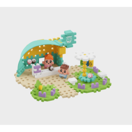 MARIOINEX 903186 Klocki waffle mini - kawiarnia 80 el.