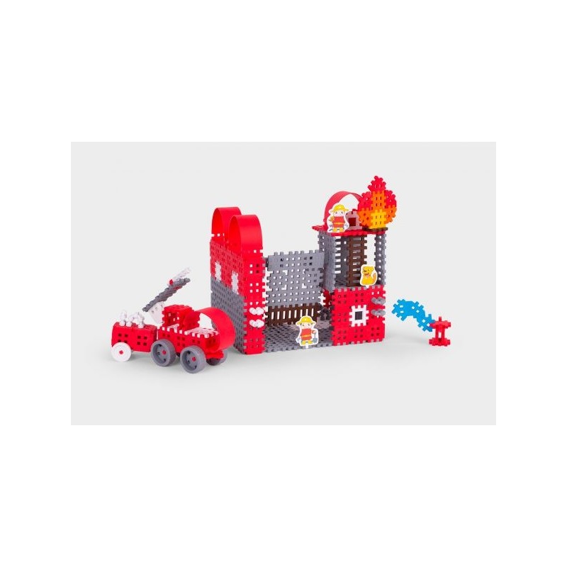 MARIOINEX 903803 Klocki waffle mini - Strażak duży [ blister ]