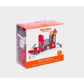 MARIOINEX 903803 Klocki waffle mini - Strażak duży [ blister ]