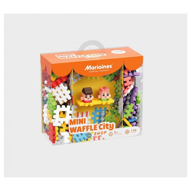 MARIOINEX 904169 Klocki waffle mini - Sklep 148 el.