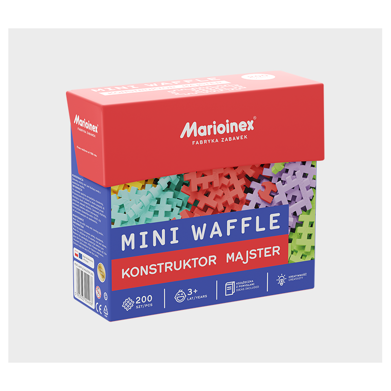 MARIOINEX 904268 Mini waffle - Konstruktor 200 el. Majster