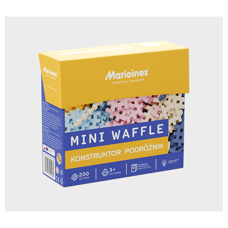 MARIOINEX 904282 Mini waffle - Konstruktor 200 el. Podróżnik
