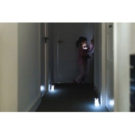 MARKO OLB-XY-GR Zestaw 3 lampek nocnych LED Białe Sowy