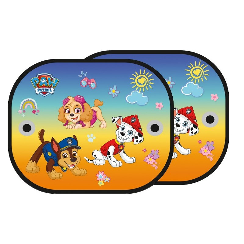 MARKO STPP-011 Osłonka przeciwsłoneczna Psi Patrol 2 szt żółta