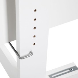 KLUPŚ Łóżeczko dostawne 89x40 ZOYA 5w1 biel