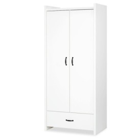 KLUPŚ Szafa dwudrzwiowa AMELIA biała