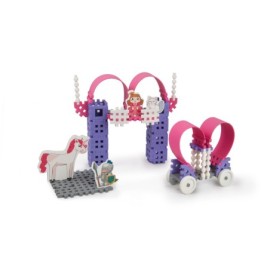 MARIOINEX 902493 Klocki waffle mini-Księżniczka średnia