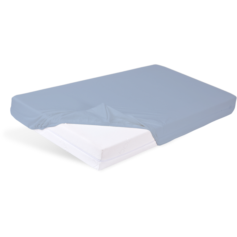 MATEX Prześcieradło nieprzemakalne BAMBOO 120x60 [TB0382 24]niebieski