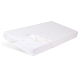 MATEX Prześcieradło nieprzemakalne BAMBOO 140x70 [TB0383 01]biały