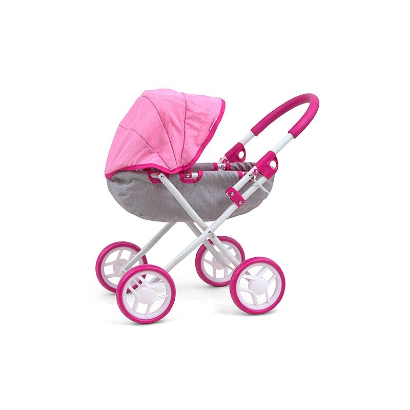 MILLY MALLY 2718 Wózek dla lalek Dori Prestige Pink
