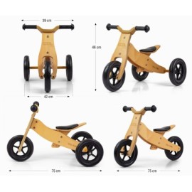 MILLY MALLY 2770 Pojazd 2w1 COOL/LOOK NATURAL