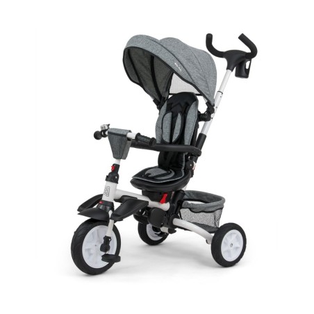 MILLY MALLY 3116 Rowerek trójkołowy 6w1 Stanley Rubber grey