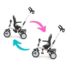 MILLY MALLY 3116 Rowerek trójkołowy 6w1 Stanley Rubber grey