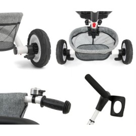 MILLY MALLY 3116 Rowerek trójkołowy 6w1 Stanley Rubber grey