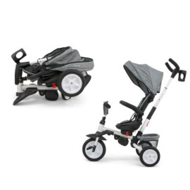 MILLY MALLY 3116 Rowerek trójkołowy 6w1 Stanley Rubber grey