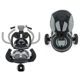 MILLY MALLY 3116 Rowerek trójkołowy 6w1 Stanley Rubber grey