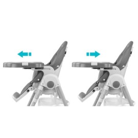 MILLY MALLY 3765 Krzesełko do karmienia Bueno Grey