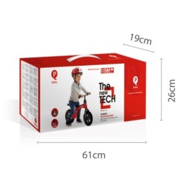 MILLY MALLY 4092 Qplay rowerek biegowy Tech red