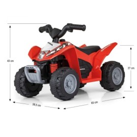MILLY MALLY 4480 Pojazd na akumulator Quad HONDA ATV Red