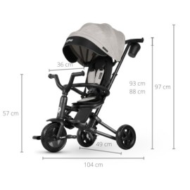 MILLY MALLY 4531 Qplay Rowerek trójkołowy Nova Niello grey