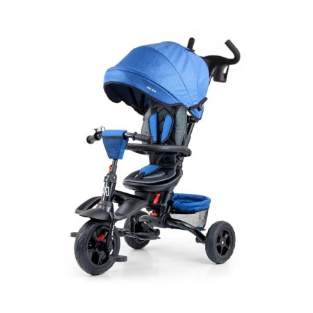 MILLY MALLY 5071 Rowerek trójkołowy Stanley Rubber Navy - Black