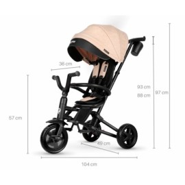 MILLY MALLY 5242 Qplay Rowerek trójkołowy Nova Niello khaki