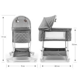 MILLY MALLY 5431 Kołyska Dream On - STONE