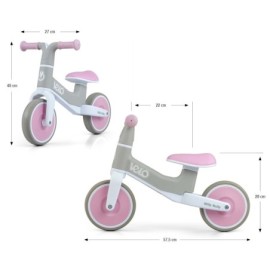 MILLY MALLY 5481 Rowerek biegowy Velo pink