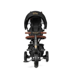 MILLY MALLY 5680 Qplay Rowerek trójkołowy Rito Deluxe Rubber black