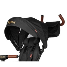 MILLY MALLY 5680 Qplay Rowerek trójkołowy Rito Deluxe Rubber black