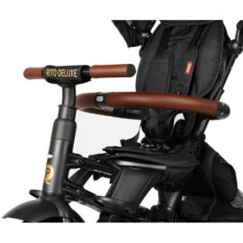 MILLY MALLY 5680 Qplay Rowerek trójkołowy Rito Deluxe Rubber black