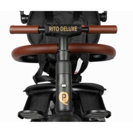 MILLY MALLY 5680 Qplay Rowerek trójkołowy Rito Deluxe Rubber black