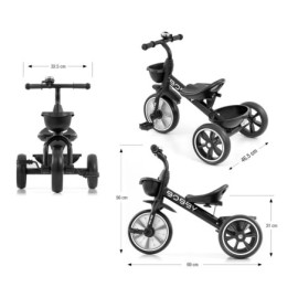 MILLY MALLY 5697 Rowerek trójkołowy Bobby black